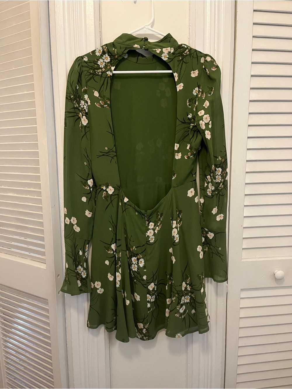 Reformation NWT Floral Backless Mini Dress - Size 8.